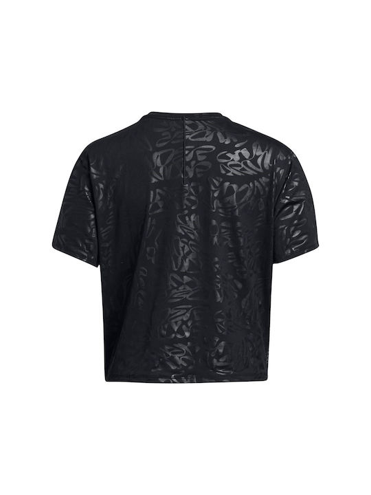 RUSH ENERGY EMBOSS CROP SS ΜΠΛΟΥΖΑΚΙ ΚΟΝΤΟΜΑΝΙΚΟ UNDER ARMOUR (1383640)