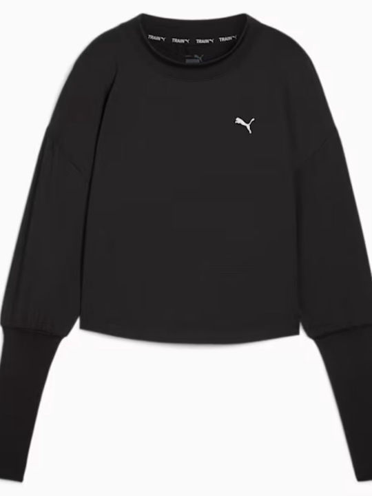 PUMA STUDIO CLOUDSPUN CROSSOVER CREW-SHORT ΦΟΥΤΕΡ 525688