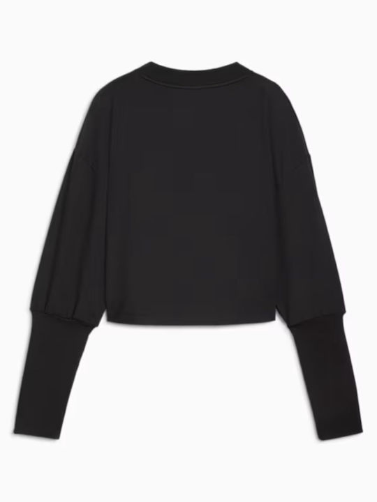 PUMA STUDIO CLOUDSPUN CROSSOVER CREW-SHORT ΦΟΥΤΕΡ 525688