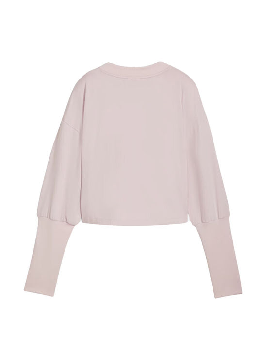 PUMA STUDIO CLOUDSPUN CROSSOVER CREW-SHORT ΦΟΥΤΕΡ 525688