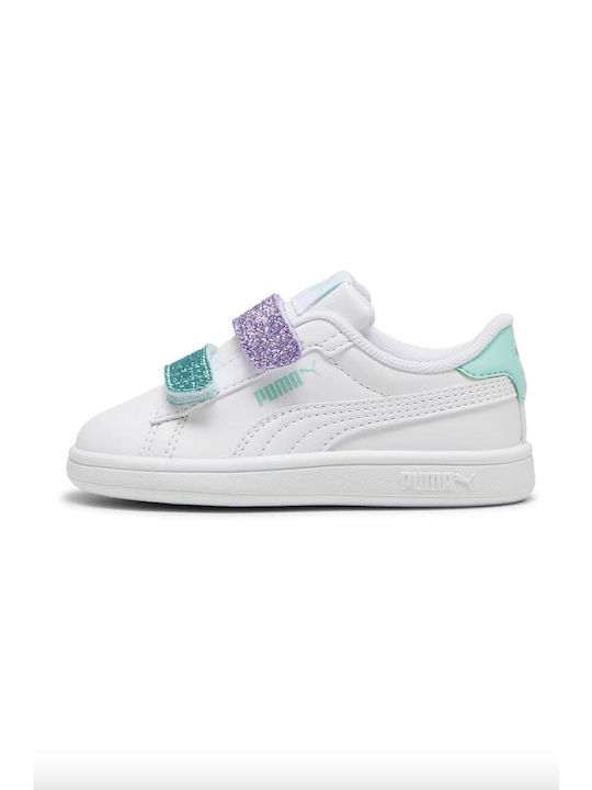 PUMA SMASH 3.0 L GLITTER VELCRO V INF ΥΠΟΔΗΜΑ ΤΕΝΝΙΣ LOW (395610)