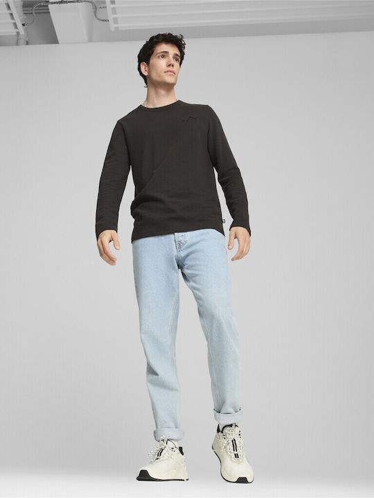 PUMA ESS ELEVATED WAFFLE LONGSLEEVE TEE ΜΠΛΟΥΖΑΚΙ Μ/Μ (681888)