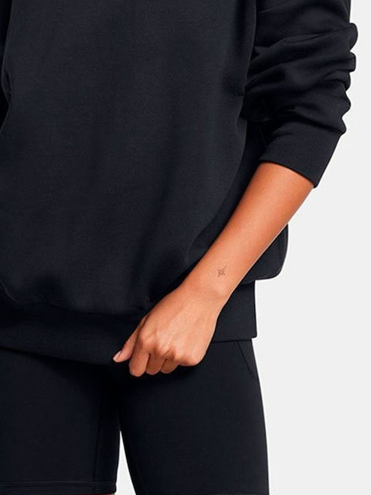 RIVAL FLEECE WORDMARKOS CREW ΜΠΛΟΥΖΑ ΜΑΚΡΥΜΑΝΙΚΗ UNDER ARMOUR 1386513