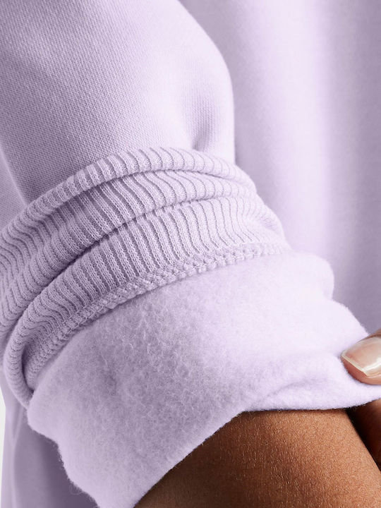 RIVAL FLEECE WORDMARKOS CREW ΜΠΛΟΥΖΑ ΜΑΚΡΥΜΑΝΙΚΗ UNDER ARMOUR 1386513