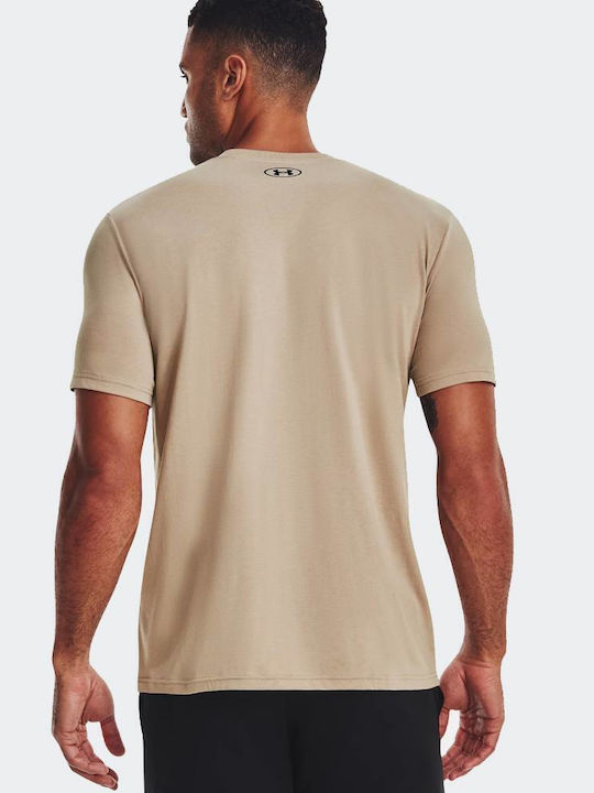 UA ABC CAMO BOXED LOGO SS T-SHIRT 1361673