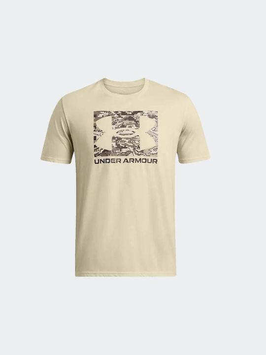 UA ABC CAMO BOXED LOGO SS T-SHIRT 1361673