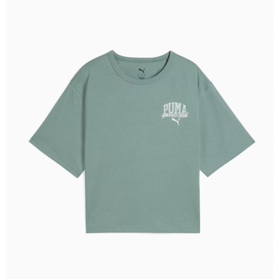 PUMA CLASS Relaxed Crop Tee ΜΠΛΟΥΖΑΚΙ Κ/Μ