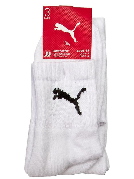PUMA 906110 SHORT CREW 3P UNIS ΚΑΛΤΣΑ XAΜΗΛΗ DOBOTEX