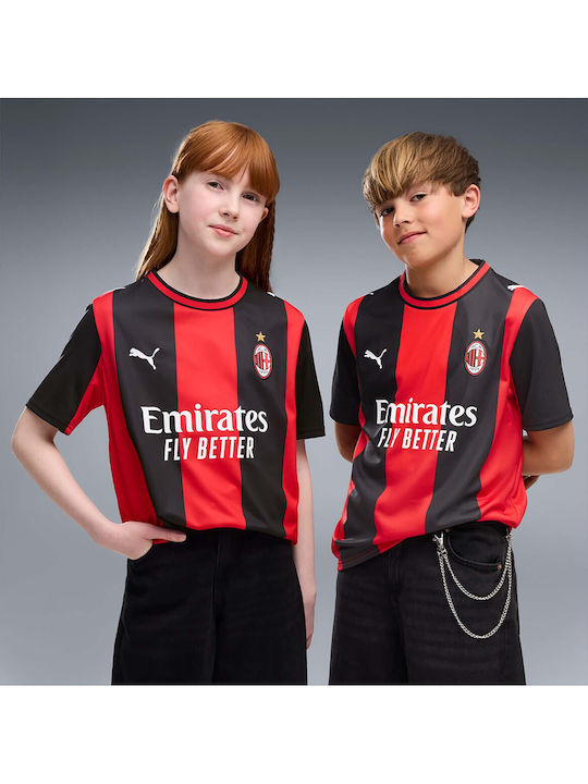 PUMA ACM Home Jersey Replica Jr ΦΑΝΕΛΑ ΠΟΔΟΣΦΑΙΡΟΥ Κ/Μ