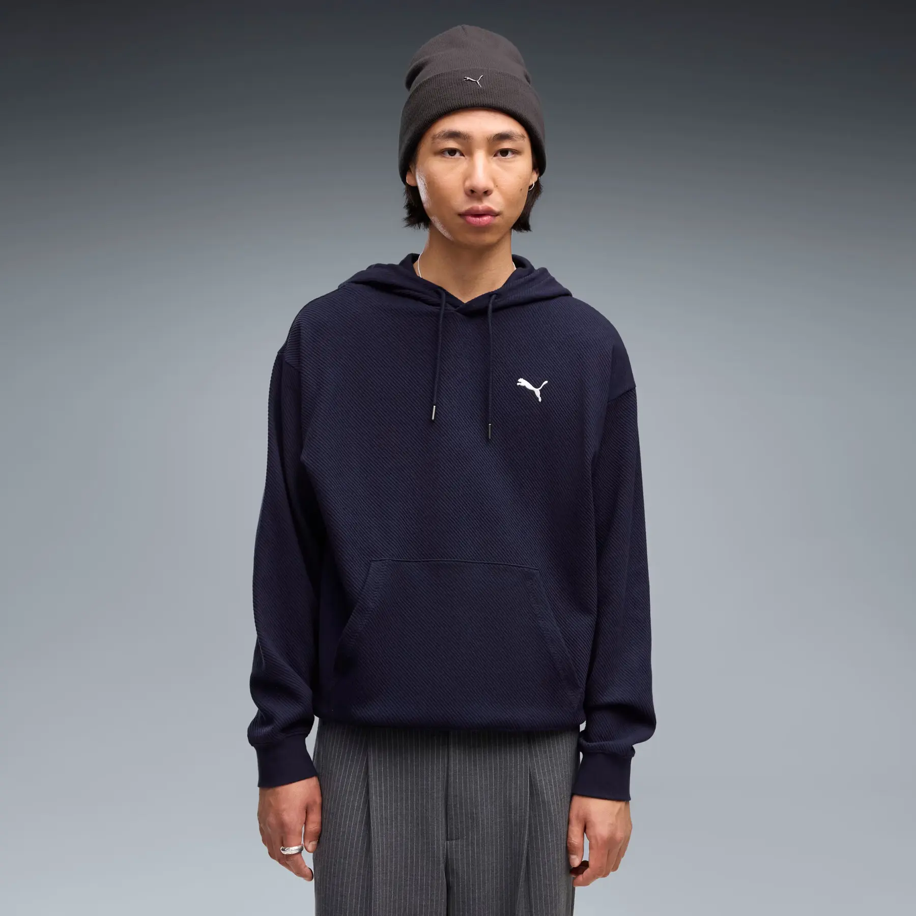 PUMA ESS ELEVATED Relaxed Material Hoodie ΦΟΥΤΕΡ ΜΕ ΚΟΥΚΟΥΛΑ