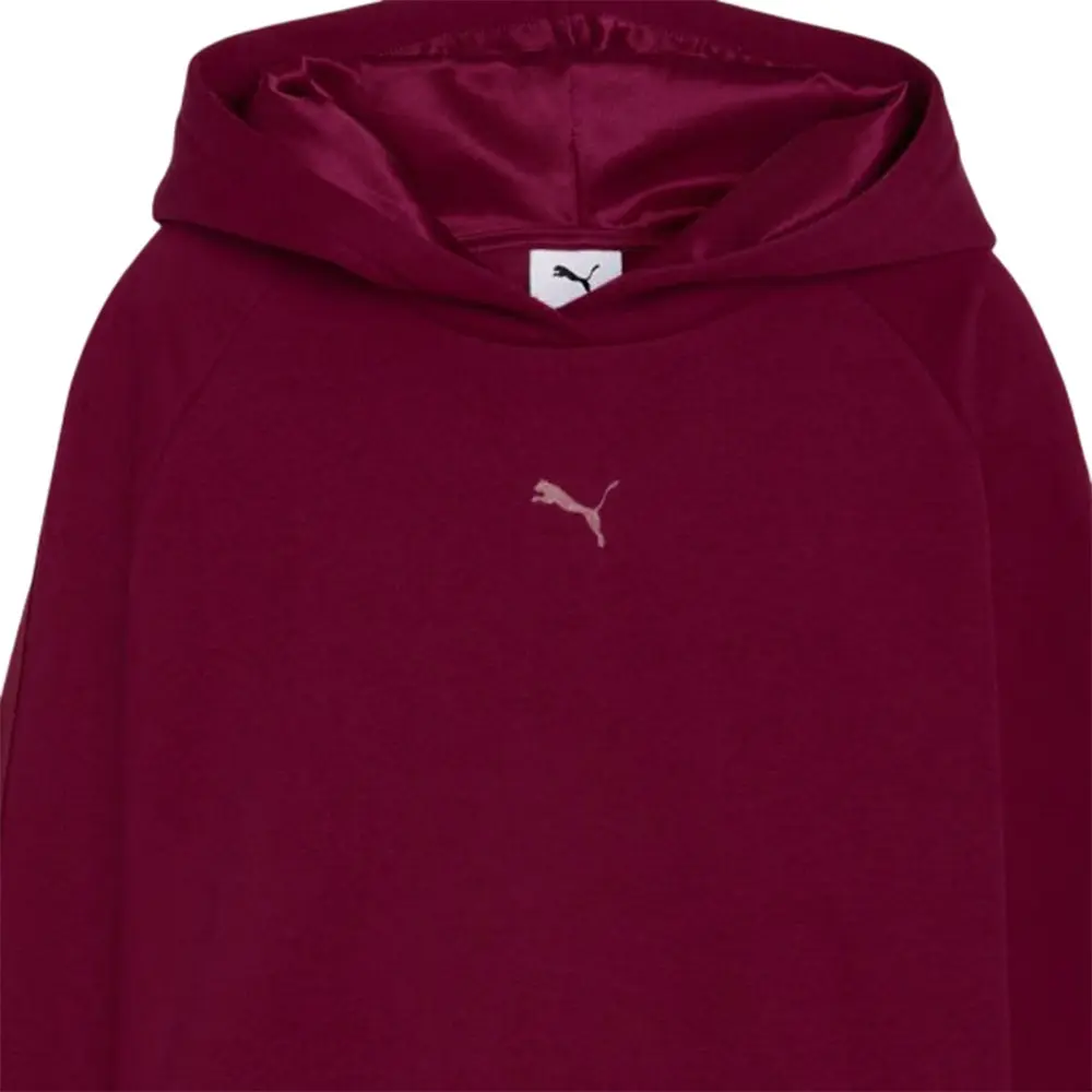 PUMA ESS ELEVATED Satin Hoodie FL ΦΟΥΤΕΡ ΜΕ ΚΟΥΚΟΥΛΑ