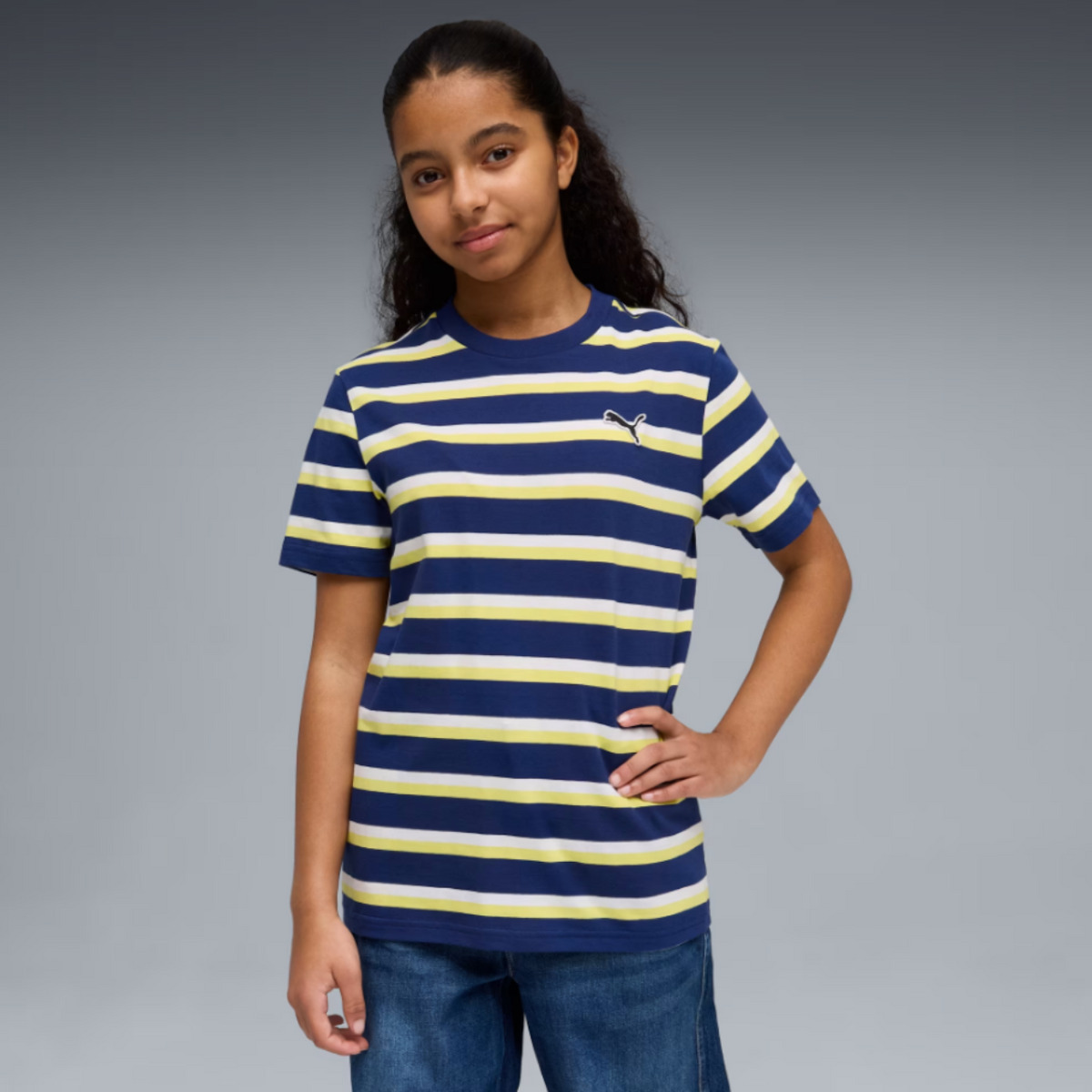 PUMA ESS ELEVATED Striped Tee ΜΠΛΟΥΖΑΚΙ Κ/Μ