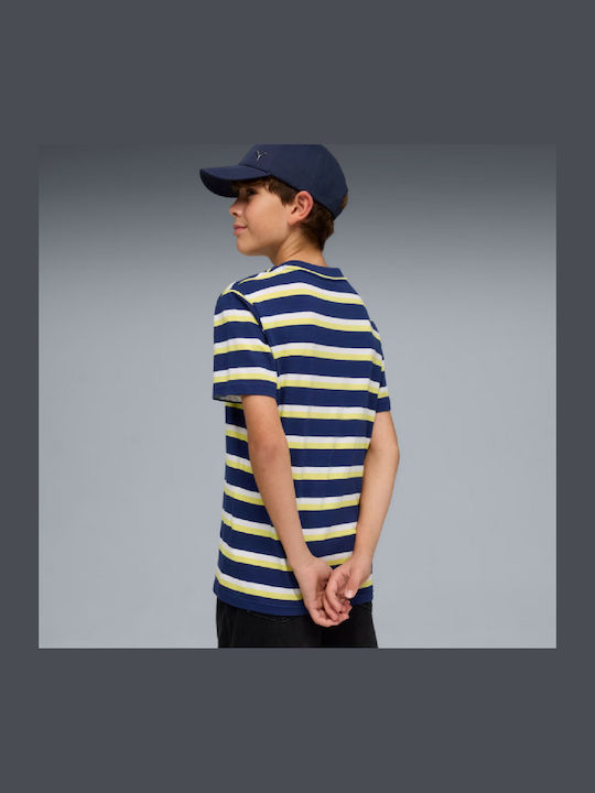 PUMA ESS ELEVATED Striped Tee ΜΠΛΟΥΖΑΚΙ Κ/Μ