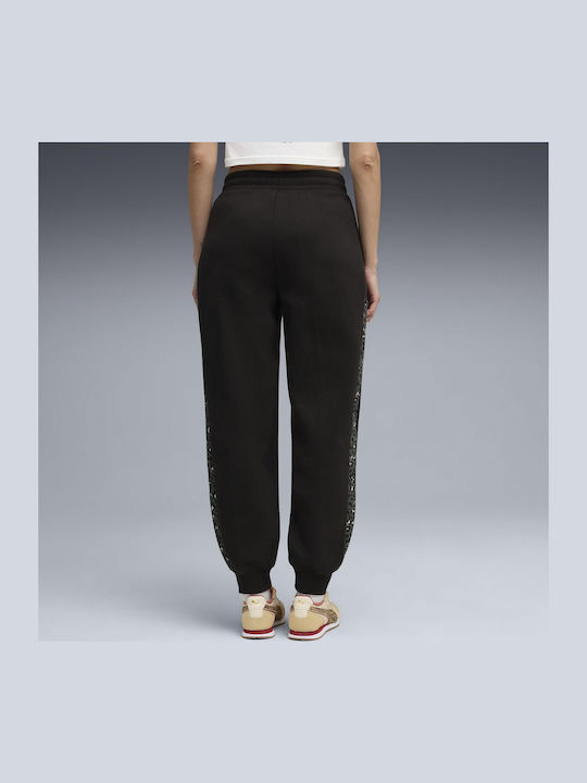 PUMA ESS GRAPHIC Animal Comfort High Waist Sweatpants FL cl ΠΑΝΤΕΛΟΝΙ