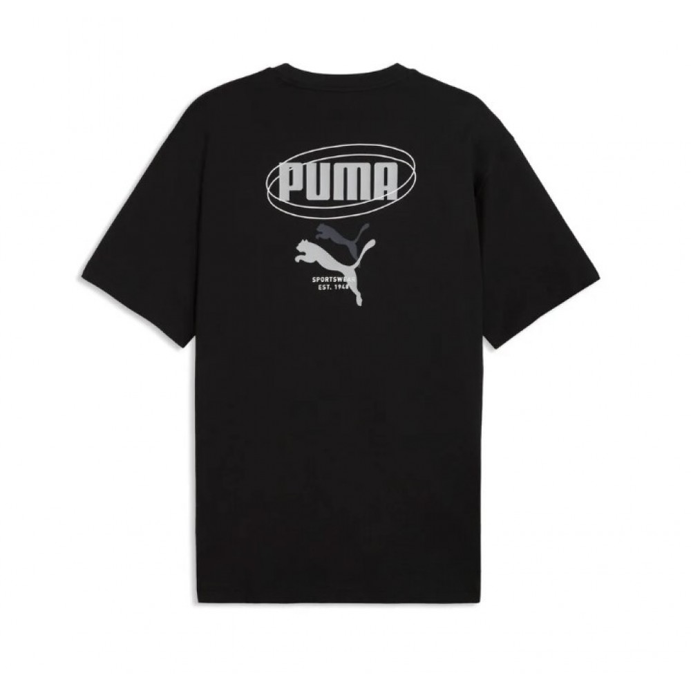 PUMA ESS LOGO LAB Relaxed Story 1 Tee ΜΠΛΟΥΖΑΚΙ Κ/Μ