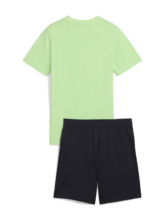 PUMA ESS LOGO LAB Tee and Shorts Set b ΦΟΡΜΑ