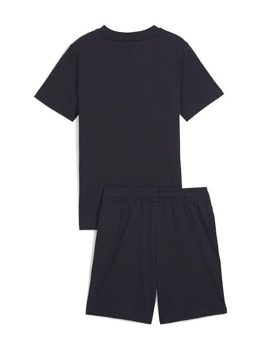 PUMA ESS LOGO LAB Tee and Shorts Set b ΦΟΡΜΑ