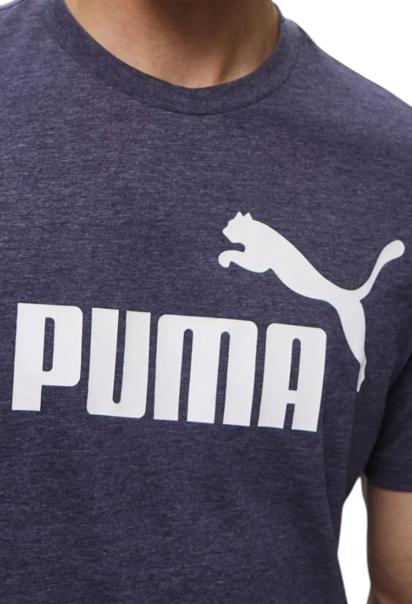PUMA ESS No.1 Logo Heather Tee ΜΠΛΟΥΖΑΚΙ Κ/Μ