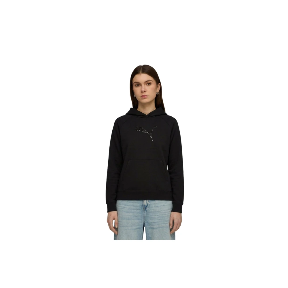 PUMA ESS SEQUINS Standart Hoodie FL ΦΟΥΤΕΡ ΜΕ ΚΟΥΚΟΥΛΑ