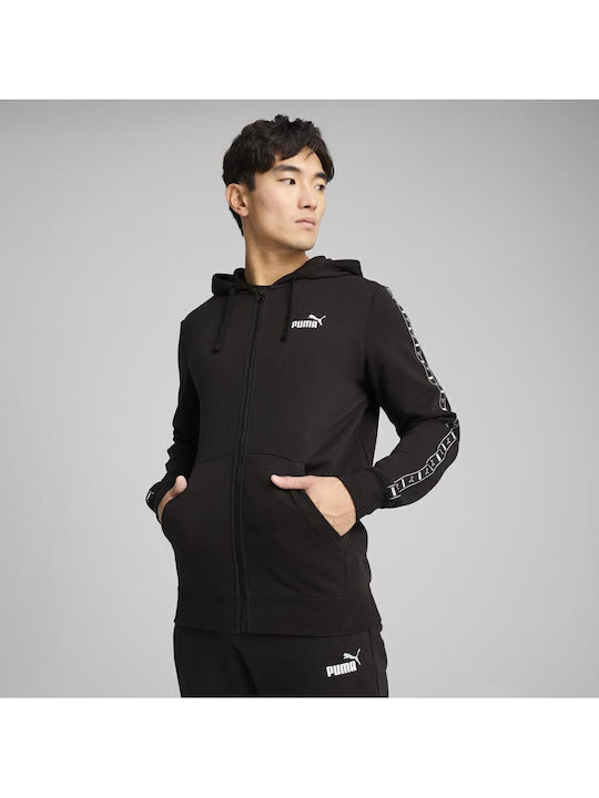 PUMA ESS TAPE Full-Zip Hoodie TR ΖΑΚΕΤΑ ΜΕ ΚΟΥΚΟΥΛΑ