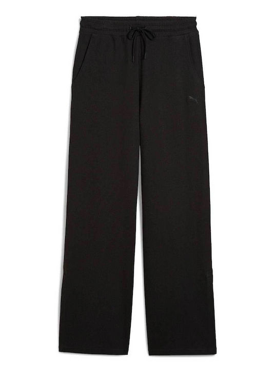 PUMA HER Comfort High -Waist Straight Pants ΠΑΝΤΕΛΟΝΙ