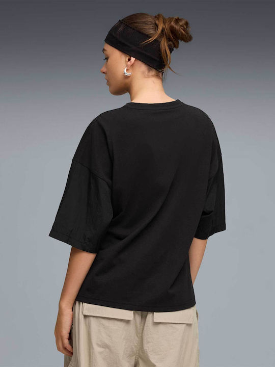 PUMA HER Oversized Tee ΜΠΛΟΥΖΑΚΙ Κ/Μ