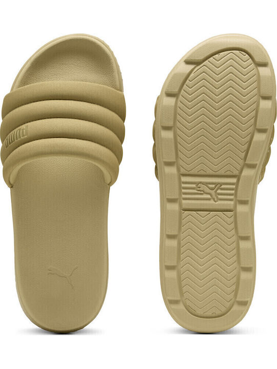 PUMA Karmen Slide Puffy Wns Aqua Metallics ΥΠΟΔΗΜΑ SLIDES LOW