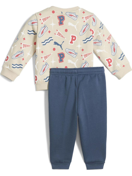 PUMA MINICATS AOP Crew Set FL INF ΦΟΡΜΑ