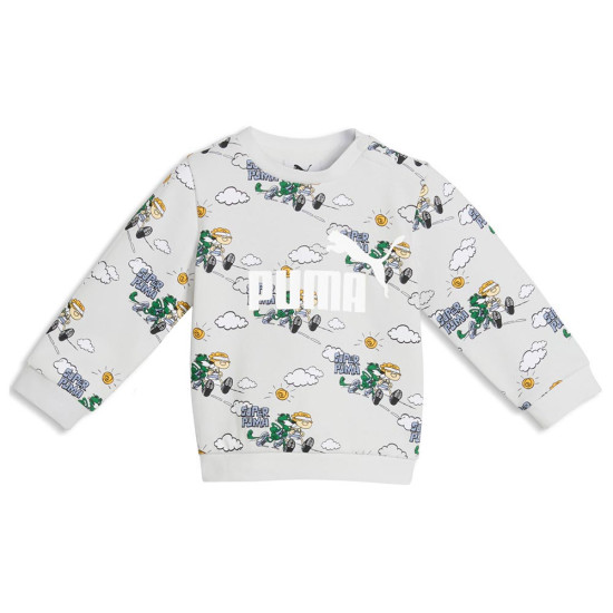 PUMA MINICATS SUPER PUMA AOP Crew SET FL INF ΦΟΡΜΑ