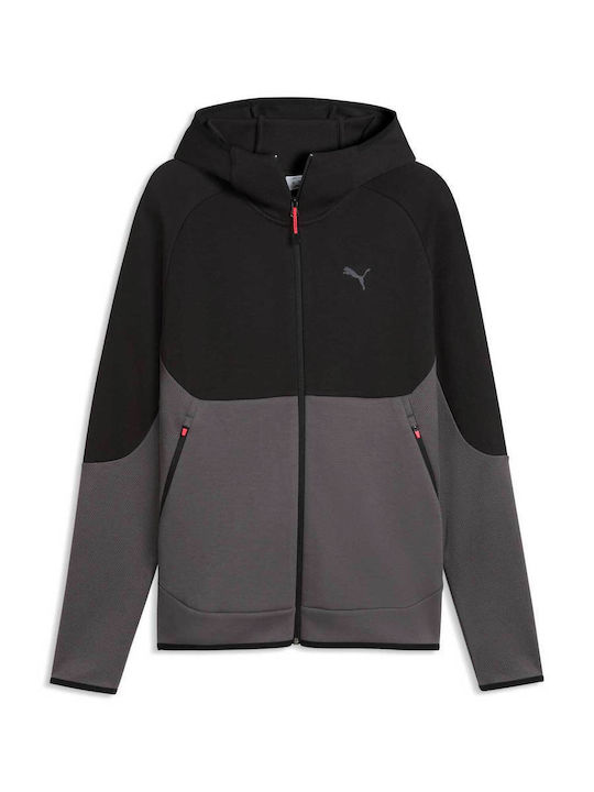 PUMA PUMATECH Slim Elevated Full-Zip Hoodie DK ΖΑΚΕΤΑ