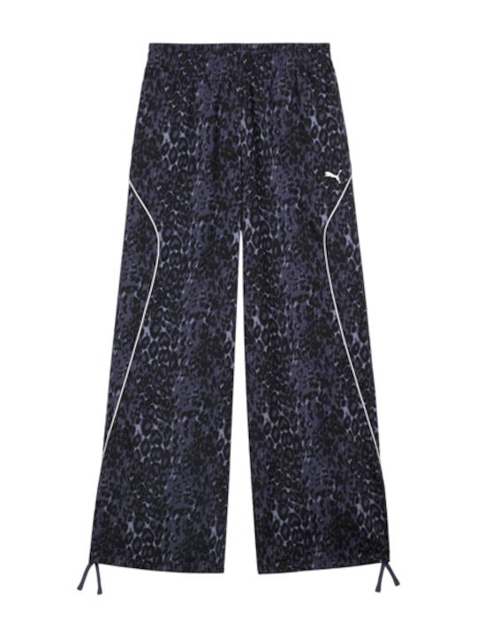 PUMA SPORT ANIMAL Relaxed AOP Wide Leg Woven Pants ΠΑΝΤΕΛΟΝΙ