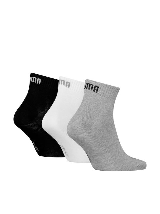 PUMA UNISEX QUARTER PLAIN 3P ΚΑΛΤΣΑ 3/4 DOBOTEX