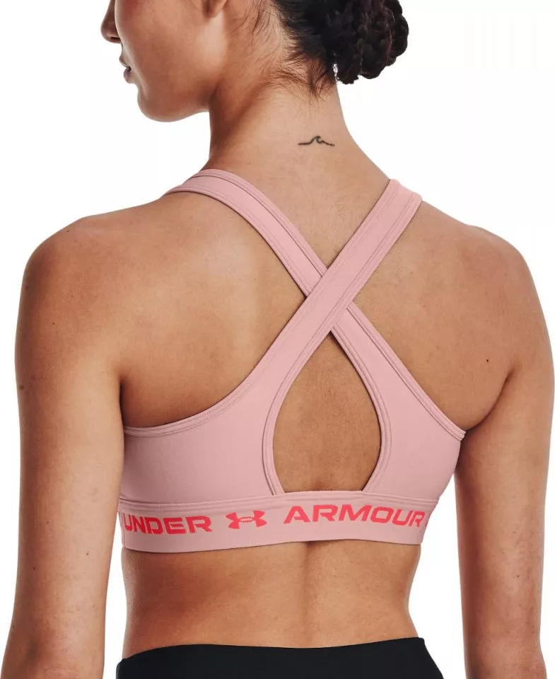 Under Armour Crossback Mid Heather Γυναικείο Αθλητικό Μπουστάκι (1361036)