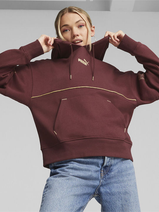 PUMA POWER DECO GLAM HOODIE FL ΦΟΥΤΕΡ ΜΕ ΚΟΥΚΟΥΛΑ PUMA 671756 