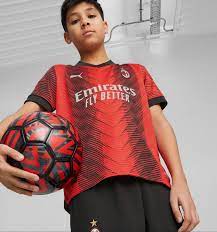 PUMA ACM Home Jersey Replica Jr ΦΑΝΕΛΑ ΠΟΔΟΣΦΑΙΡΟΥ Κ/Μ (770385)