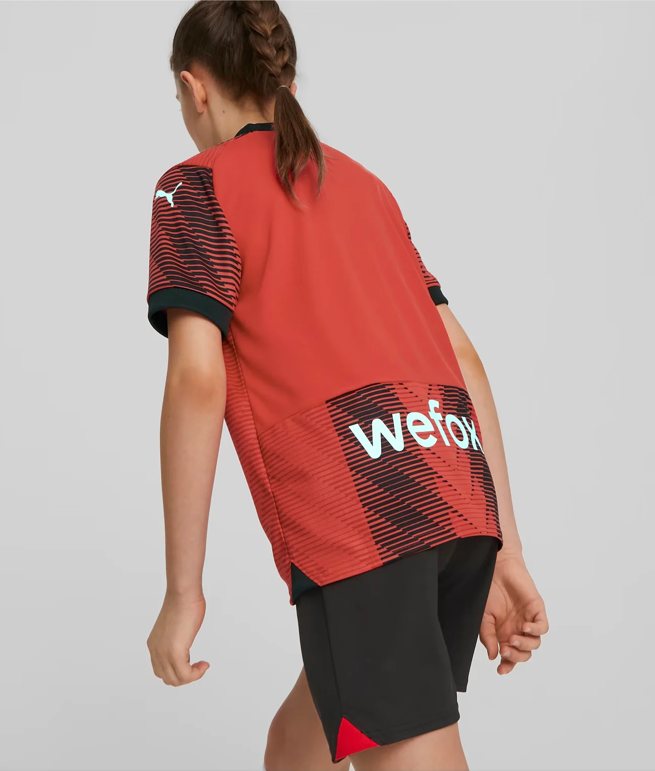 PUMA ACM Home Jersey Replica Jr ΦΑΝΕΛΑ ΠΟΔΟΣΦΑΙΡΟΥ Κ/Μ (770385)