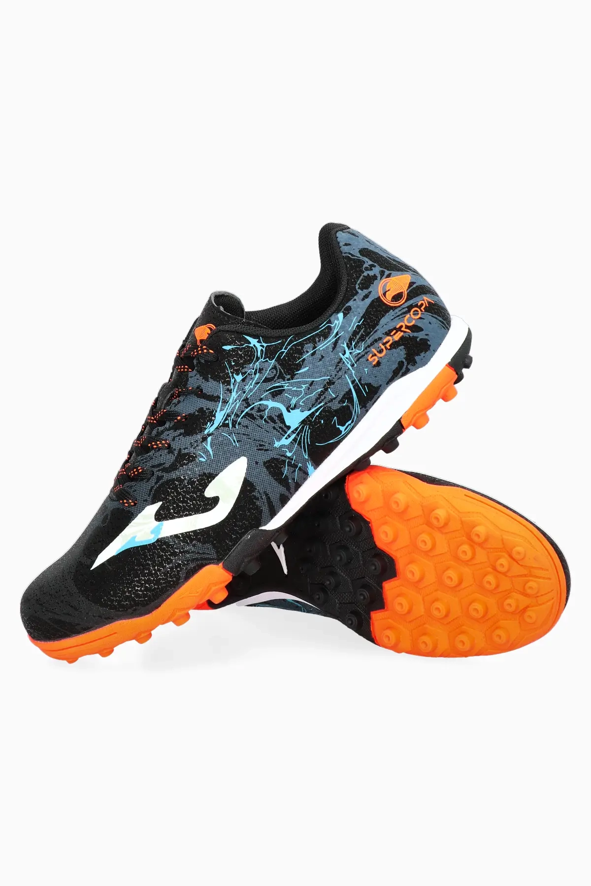 SUPER COPA JR 2431 NEGRO TURQUESA TURF