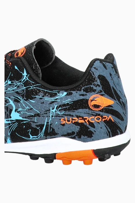 SUPER COPA JR 2431 NEGRO TURQUESA TURF