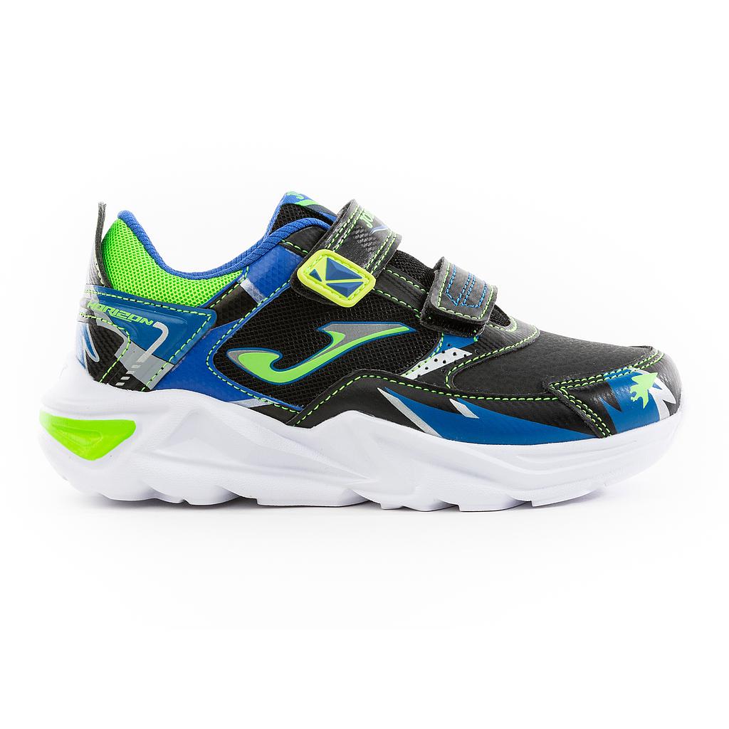 J.HORIZON JR 2001 NEGRO-LIMON VELCRO