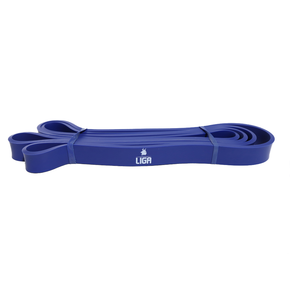 HLB-4 Λάστιχο αντίστασης heavy duty latex band χρώμα μπλέ 208εκ 4 5εκ 2 2εκ LIGA 