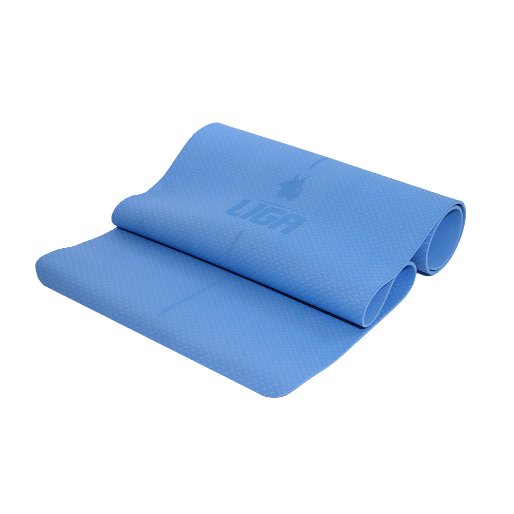 Στρώμα yoga TPE yoga mat original 185εκ 68εκ 0 6εκ γαλαζιο  LIGA 