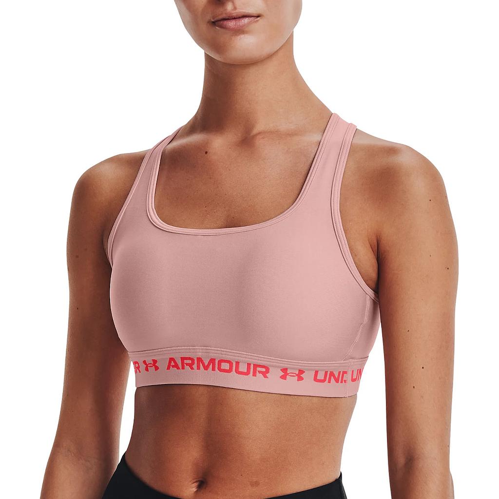 Under Armour Crossback Mid Heather Γυναικείο Αθλητικό Μπουστάκι 1361036 