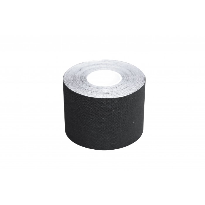 Kinesiology Tape 5cmx5m Ligasport Kin.tape-5x5-μαύρο