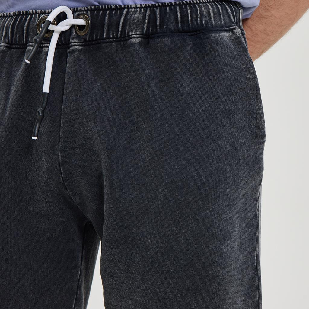 BLUE HUNTER Βερμούδα Retro Washed Black 23001050525