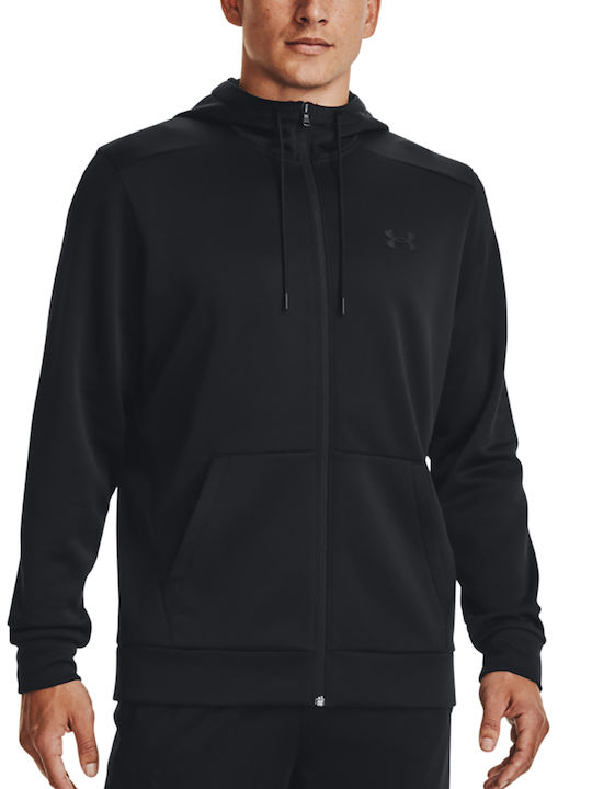 UA Armour Fleece FZ Hoodie Men's Mπλούζα Μακρυμάνικη 1373357