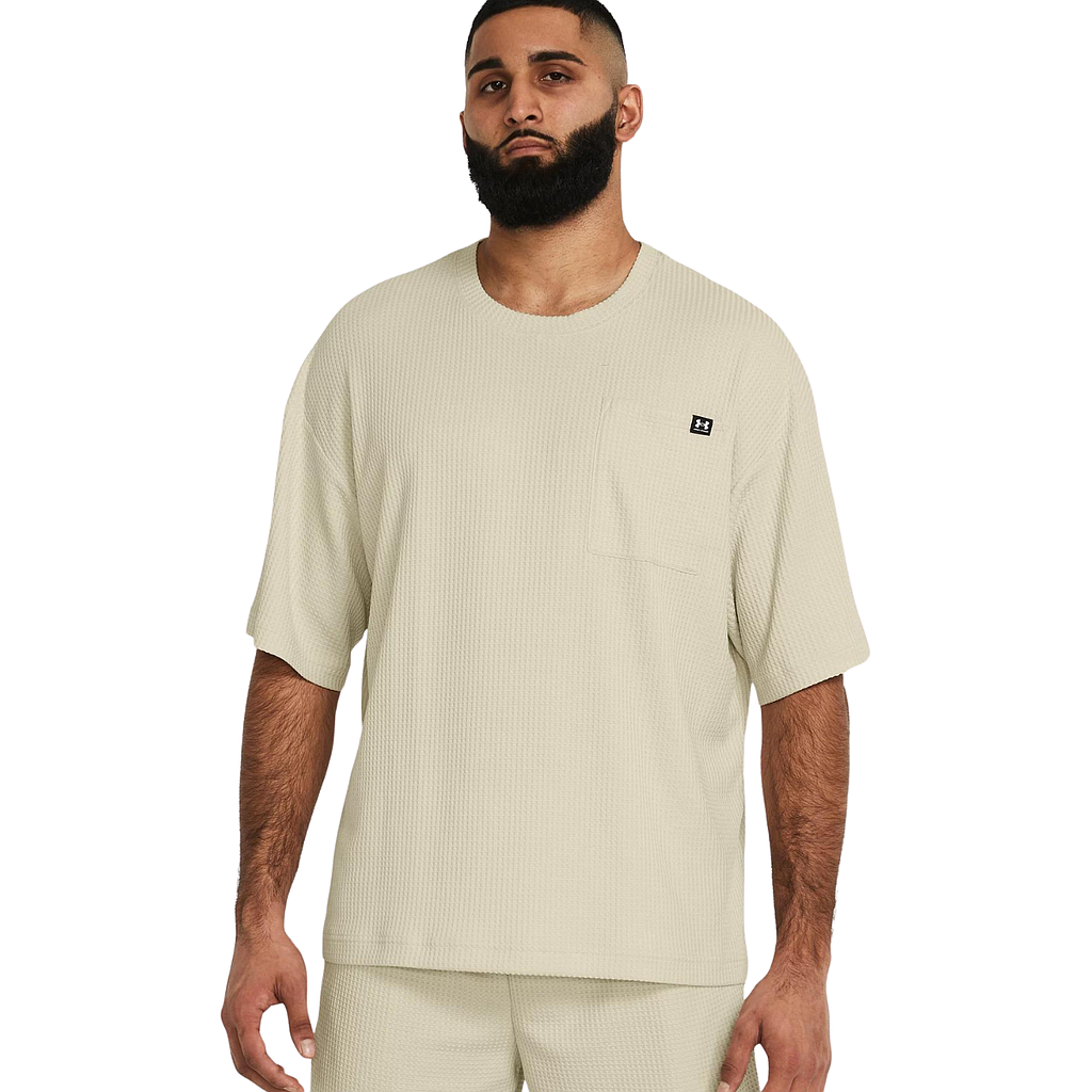 UA RIVAL WAFFLE CREW ΜΠΛΟΥΖΑ ΜΑΚΡΥΜΑΝΙΚΗ  UNDER ARMOUR (1383106)