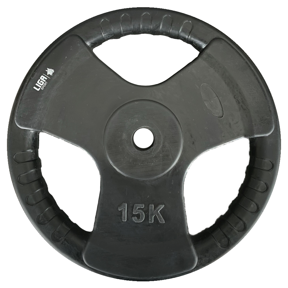 RUBBER WEIGHT LIFTING PLATE 15kg (Φ28) LIGA (OEGERP28053-15)