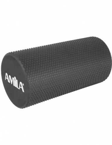 Foam Roller Pro Φ15x30cm Μαύρο (96824)