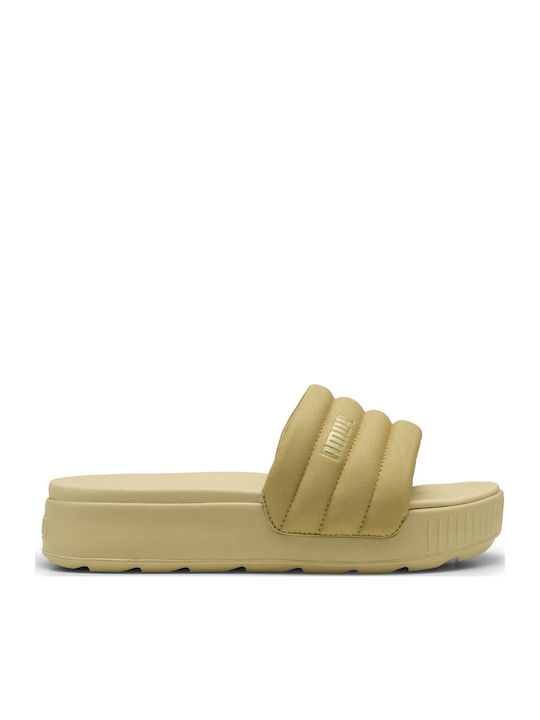 PUMA Karmen Slide Puffy Wns Aqua Metallics ΥΠΟΔΗΜΑ SLIDES LOW