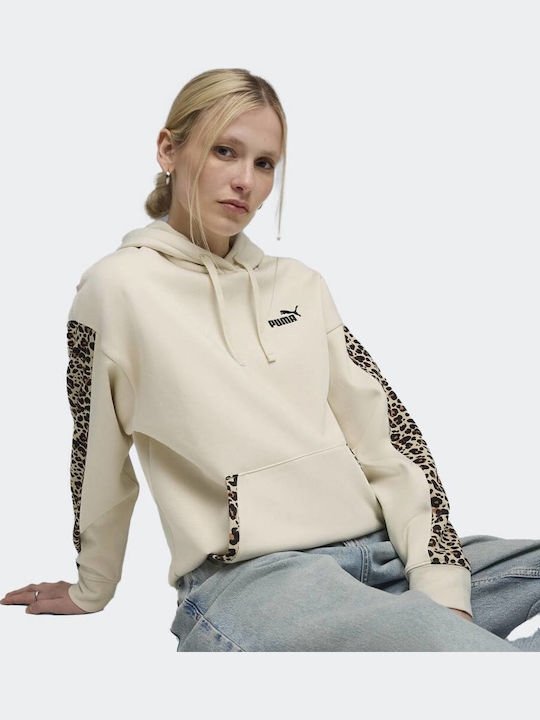 PUMA ESS GRAPHIC Animal Comfort Hoodie FL ΦΟΥΤΕΡ ΜΕ ΚΟΥΚΟΥΛΑ